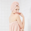 Hair Towel Wrap 2 Pack Microfiber Quick Dry Hair Towels Cap for Women Wet Hair