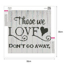 5D DIY Full Drill Diamond Painting English Cross Stitch Embroidery Home Decor