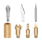 Wood Burning Pen Tips Kit Soldering Iron Head Set Stencil Pyrography Marking