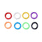 Elastic Silicone Topper Key Holder  Key Cap Covers  Keyring Rings  Key Case