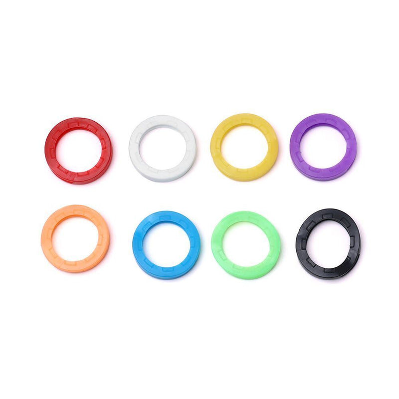 Elastic Silicone Topper Key Holder  Key Cap Covers  Keyring Rings  Key Case