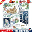 Partial Cross Stitch 14CT Christmas Counted Embroidery DIY Needlework Kits