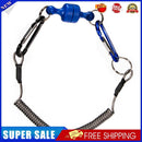 Magnetic Net Release Keeper with Lanyard Carabiners for Fly Fishing (Blue)