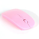 Optical Wireless Mouse 2.4G Receiver Ultra-thin for Computer PC pink