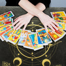 Tarot Card Tablecloth Divination Altar Cloth Non-woven 49x49cm (Style E)