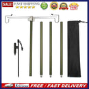 Camping Lantern Lamp Bracket Folding Storage Hook Table Hanging Light Holders