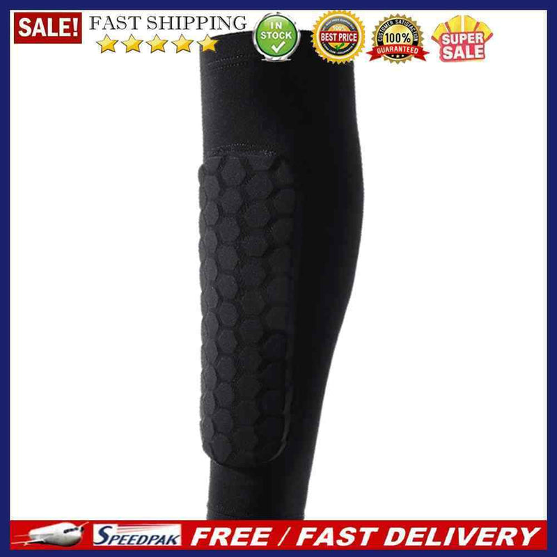 Honeycomb Running Calf Protective Shield Sleeves Outdoor Sports Shin Guard