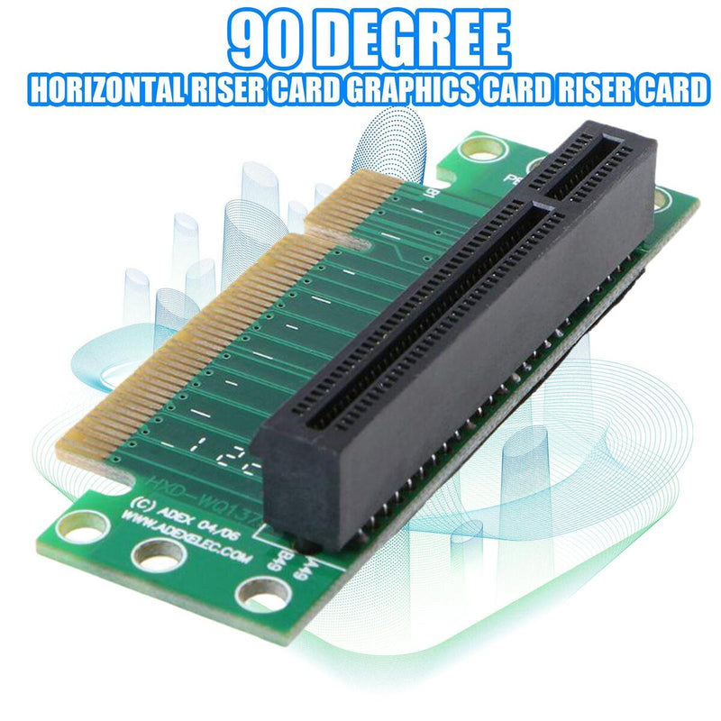 PCI Express 8X Riser Card 90° Right Angle Riser Adapter Card Converter 1U/2U`