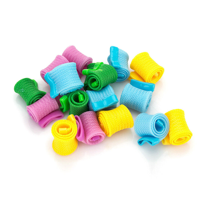 18pcs Hair Rollers Snail Shape Hair Curler Spiral Wave Curls DIY Styling Tools