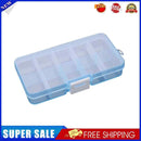 10 Grids Plastic Storage Box Jewel Bead Case Jewelry Pill Compartments Orga