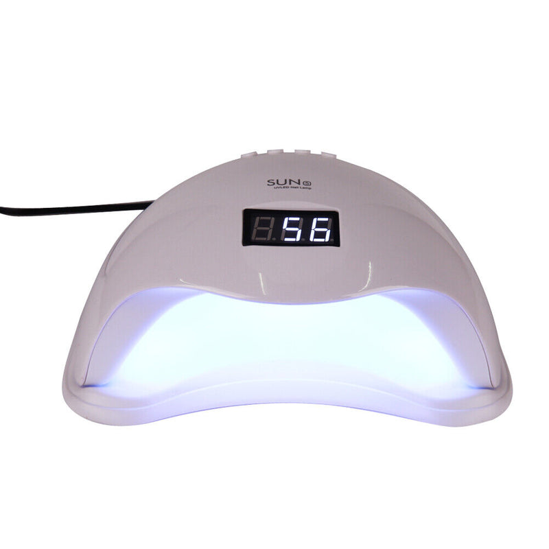 48W Manicure Light Nail Dryer Salon Intelligent Induction LED UV Lamp (UK)