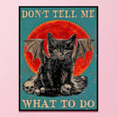 Full Embroidery Halloween Cat 3-Beach 11CT Printed Cross Stitch Cotton DIY Kit