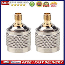 2pcs N Male to SMA Female Connector RF Coax Coaxial Adapter