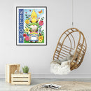 5D Diamond Painting DIY Cartoon Gnome Full Round Drill Mosaic Home Decoration
