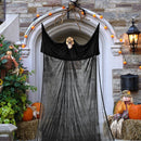 Hanging Luminous Ghost with Scary Voice Outdoor Halloween Specter Decor