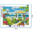 5D DIY Full Drill Diamond Painting Cartoon View Cross Stitch Embroidery Kit