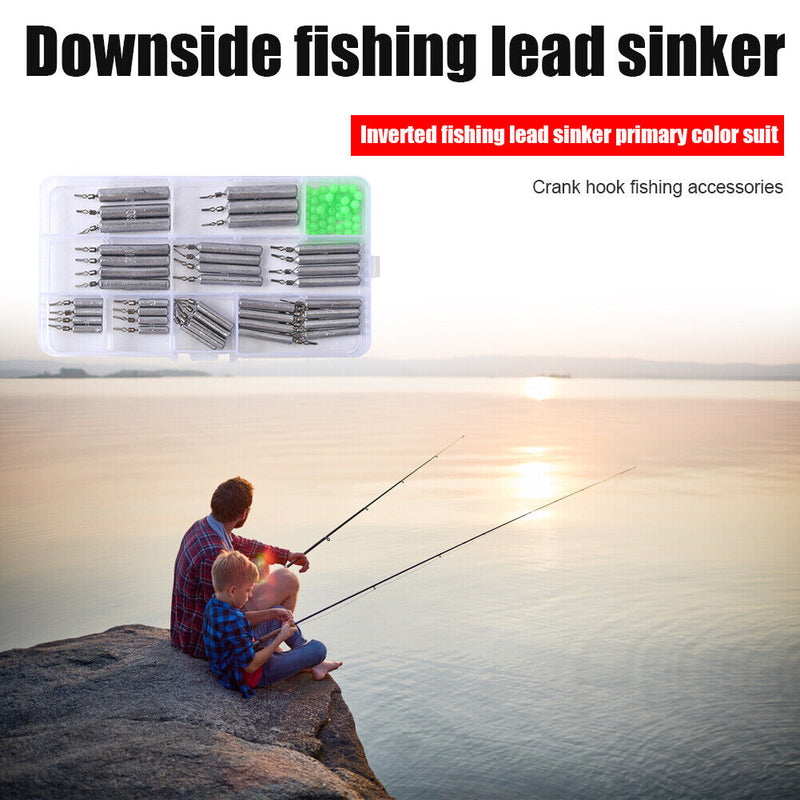 90pcs/Lot Fishing Weights Fishing Drop Shot Weights Multiple Sizes Fishing Tools