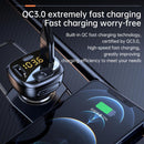 Car Wireless Bluetooth FM Transmitter MP3 Player 2 USB Car Fast Charger Adapt e.