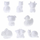 Gifts Party Supplies White Polystyrene Foam Balls Animals Shape Styrofoam