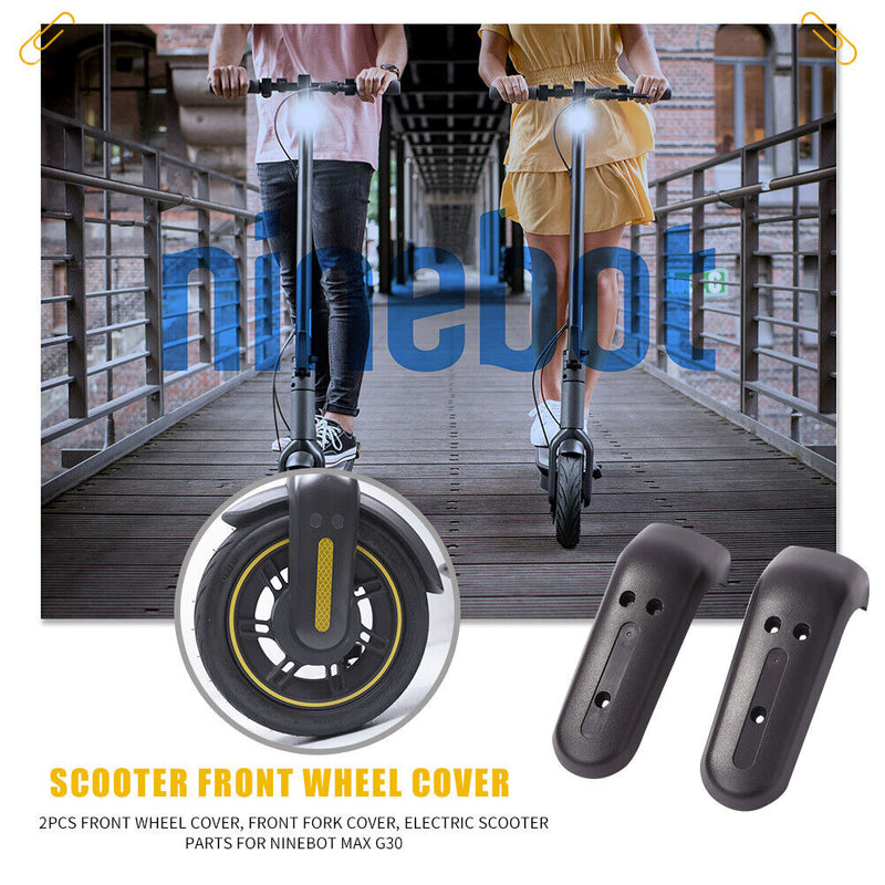 2x Electric Scooter Replacement Parts Front Fork Cover Shell for Ninebot MAX G30