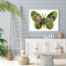 5D DIY Diamond Drawing Kits Full Round Drill Pansy Wall Decor Crafts (B4979)