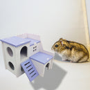 Hamster Nest Squirrel Cage Small Animal Sleeping Bed Play House (Purple) Newly