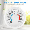 Pointer Plastic Outdoor Garden Home Graded Disc Thermometer for Window Door