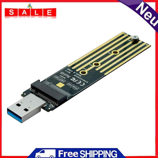 M.2 NVMe SSD to USB 3.1 Adapter Enclosure for NVME PCIE NGFF SATA M/B Key SSD