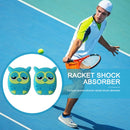 2pcs Cartoon Animal Silicone Racquet Tennis Racket Anti Shock Absorber (H) Newly