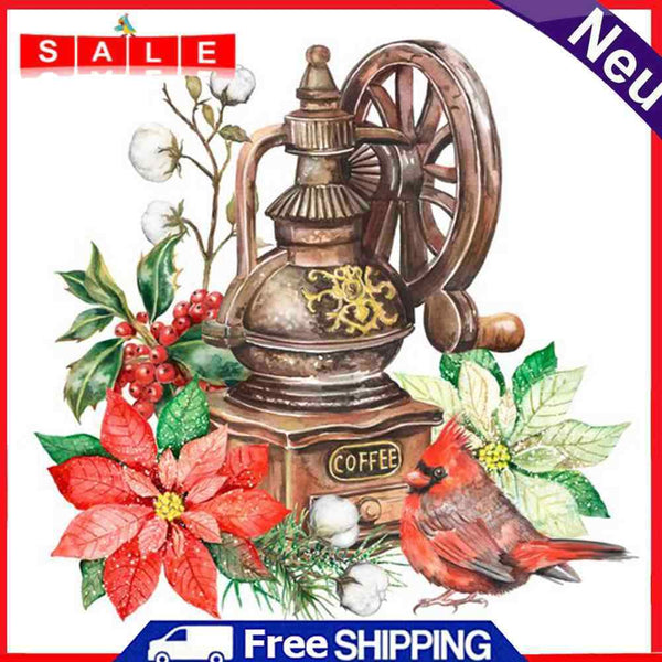 Coffee Machine Oil Paint By Numbers Kits Canvas Picture DIY Wall Art Drawing
