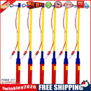 6x LED Portable Lantern Battery Powered Outdoor Hanger Hook Light Pole Lamp