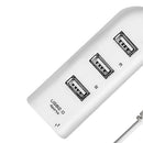 4 Port USB 2.0 Hub USB Spliter with 1.6ft Cable for Laptop Desktop Computer PC