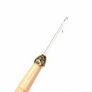 DIY Kit Crafts Wooden Handle Weaving Braids Tools Crochet Hook Knitting Needle