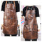 Barbershop Retro Multi Pocket Dyeing and Cutting Hair Leather Denim Apron Salon