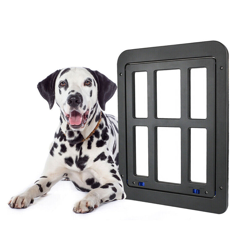 Pet Lockable Safety Screen Door for Sliding Door Window Medium Large Pet Supply