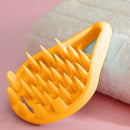 #A Silicone Massager Scalp Brush Massage Comb Bathing Head Hair Washing Kits