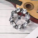 Drum Cymbals Hi Hat Tambourine Bells with Row Jingles Percussion Kids Music