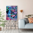 DIY Digital Picture Colorful Butterflies Painting By Numbers Acrylic Handicraft