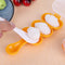 DIY Onigiri Rice Balls Mold Kitchen Sushi Maker Mould Bento Making(Orange)
