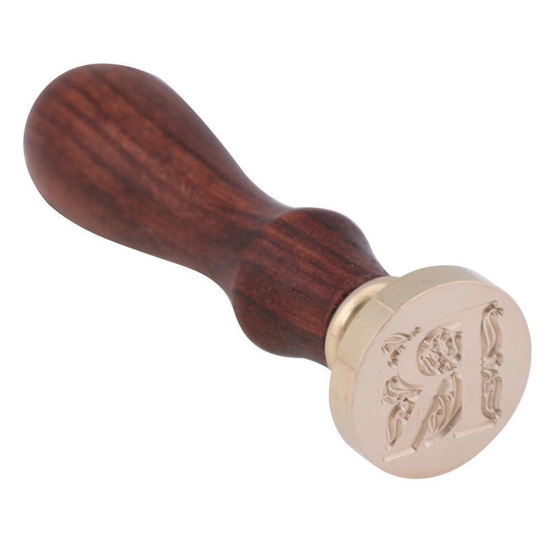 English Alphabets Five-petaled Flower Metal Hot Sealing Wax Clear Stamps(R)
