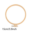 Needle Thread Embroidery Hoop Cross Stitch Kit Needle Punch Flower Embroidery