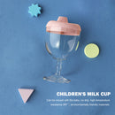 Baby Goblet No Spill Baby Sippy Cup Wine Glass for Baby Kid Party (Pink)