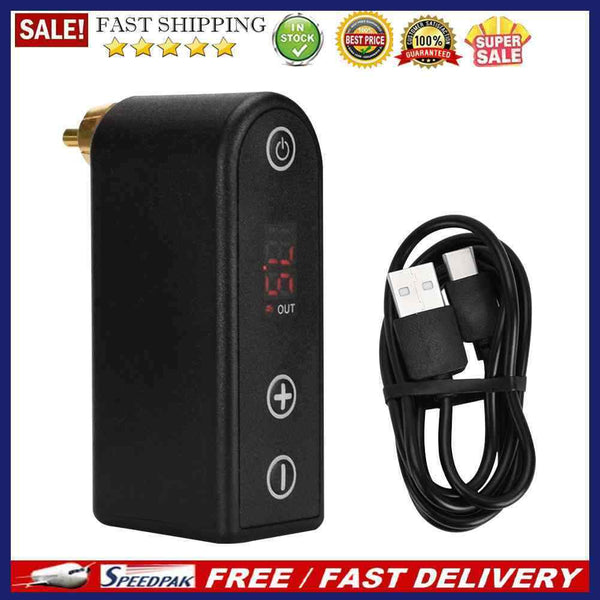 Mini Wireless RCA Connection Tattoo Power Supply for Tattoo Rotary Machine