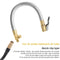 Car Motorcycle Bike Tire Inflator Hose Stainless Steel 300PSI Pressure for Truck