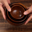 Feeding Containers Salad Bowl Chinese Rice Bowls Kids Lunch Box Wooden Bowl