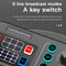 #A M6 RGB LED OTG Transmission Wireless Bluetooth-compatible External Mixer