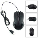 USB Interface Wired Scroll Wheel Mouse Gaming Mice Desktop For PC O3Z4