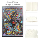 DIY Butterfly Special Shaped Diamond Painting 50 Page A5 Notebook Creative Craft