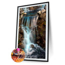 5D DIY Full Round Drill Diamond Painting Waterfall Embroidery Cross-stitch Ar
