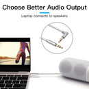 AV01S 3.5mm Aux Jack Male to Male Audio Cable for Car Headphones PC (1.5m) Newly